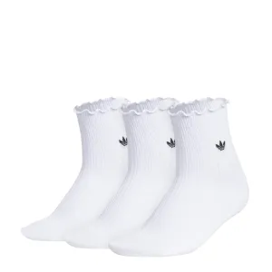 3 Pack Medium Originals Ruffle Quarter