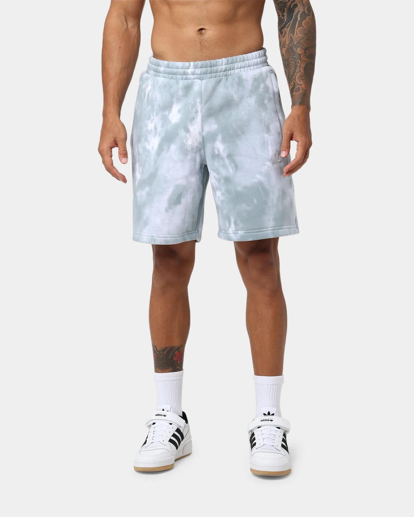 Adidas Adicolor Essentials Trefoil Tie-Dyed Shorts Magic Grey/Multi