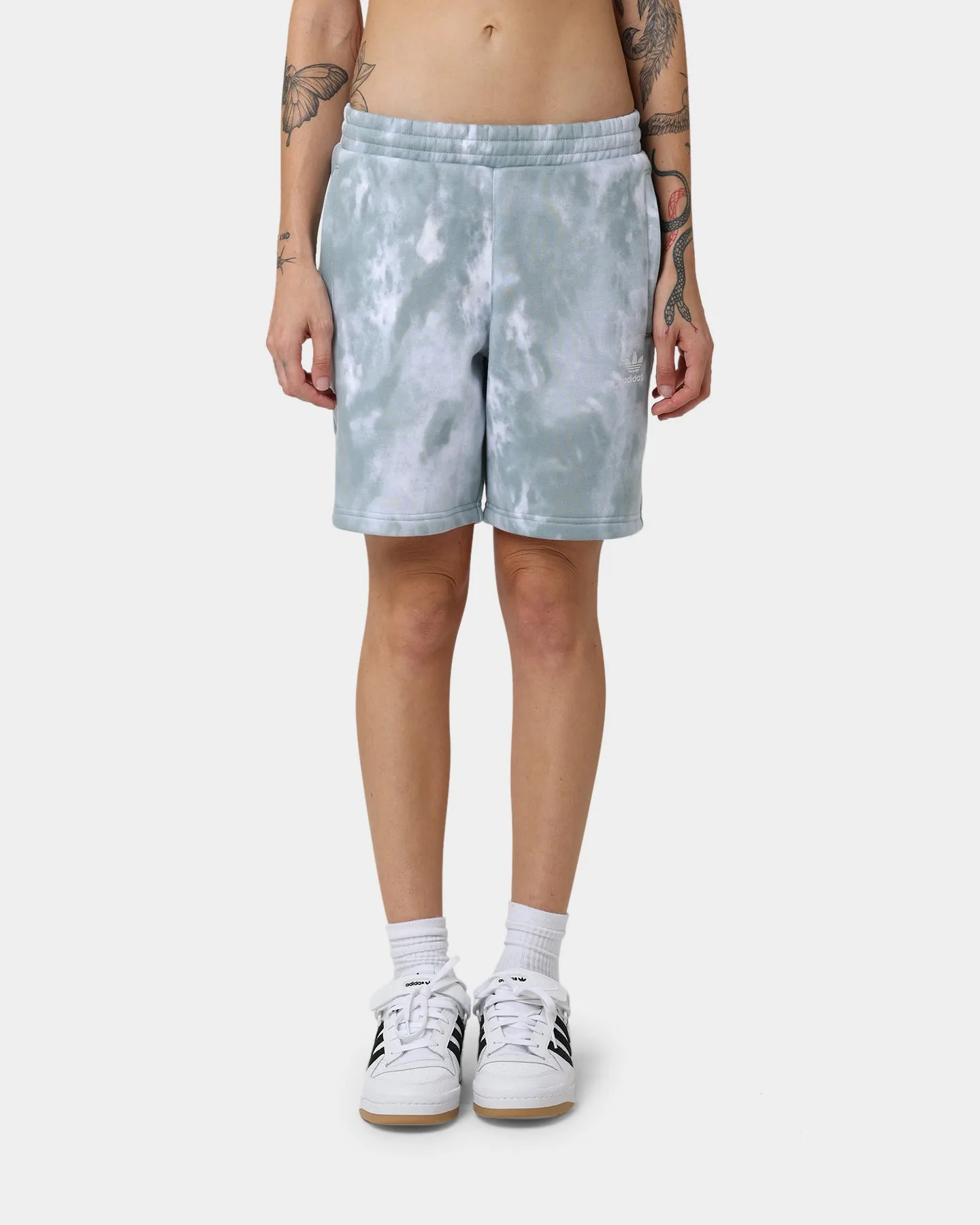 Adidas Adicolor Essentials Trefoil Tie-Dyed Shorts Magic Grey/Multi
