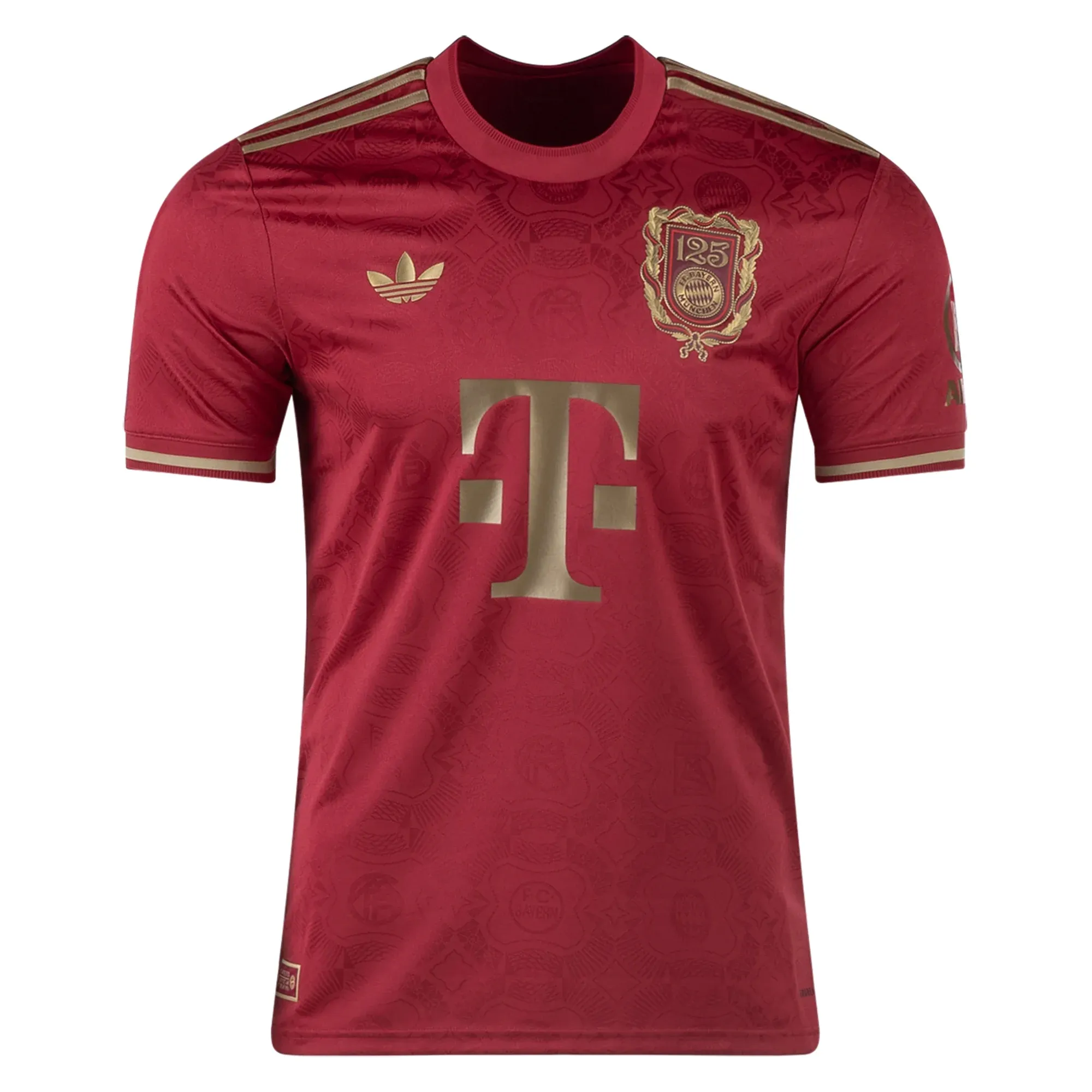adidas Bayern Munich 125th Anniversary Jersey 25/26 (Maroon/Gold)