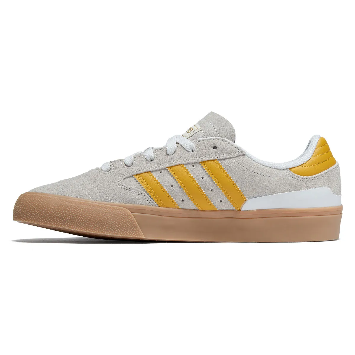 Adidas Busenitz Vulc II Shoes - Crystal White/Preloved Yellow/Gold Metallic