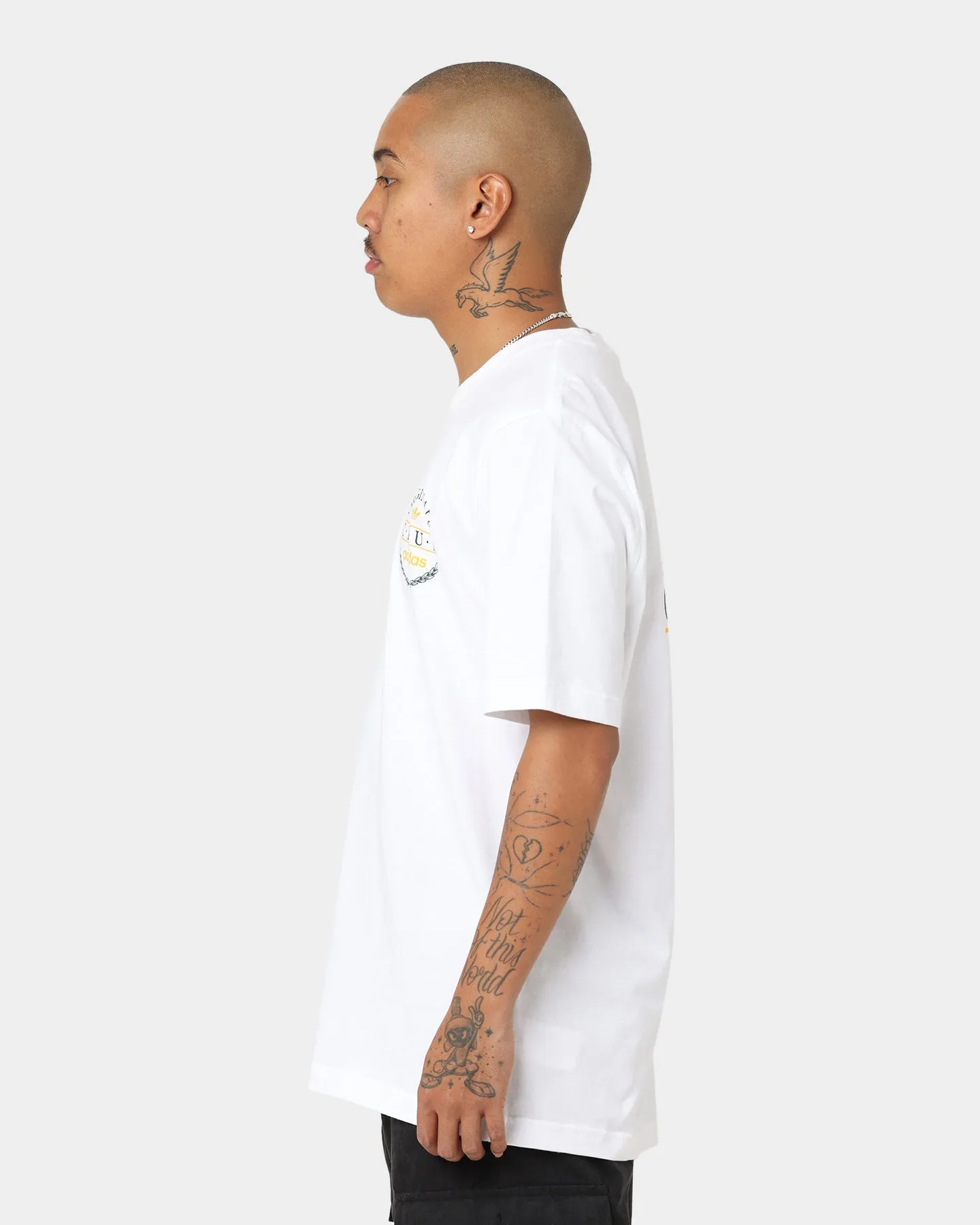 Adidas Club Logo T-Shirt White