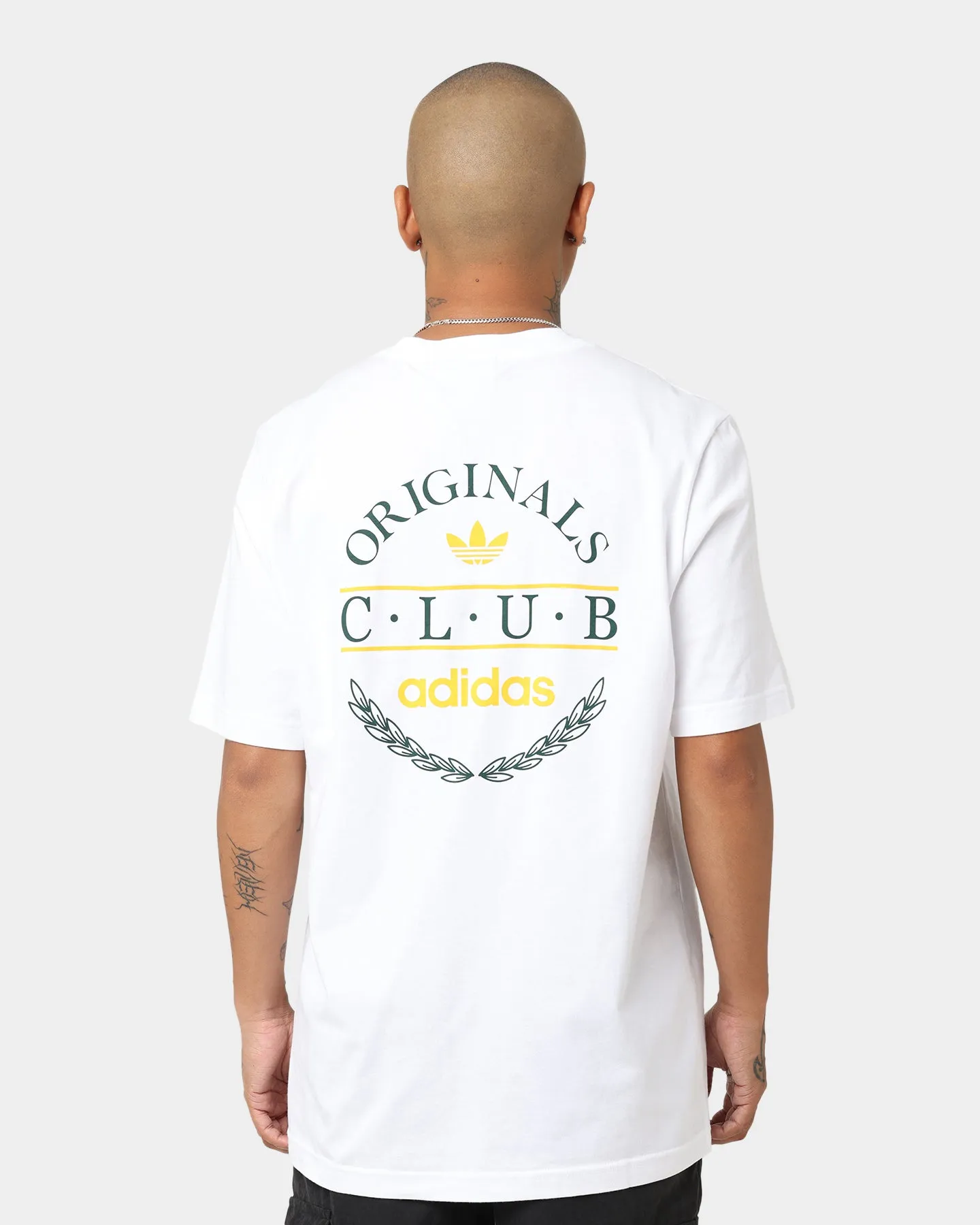 Adidas Club Logo T-Shirt White