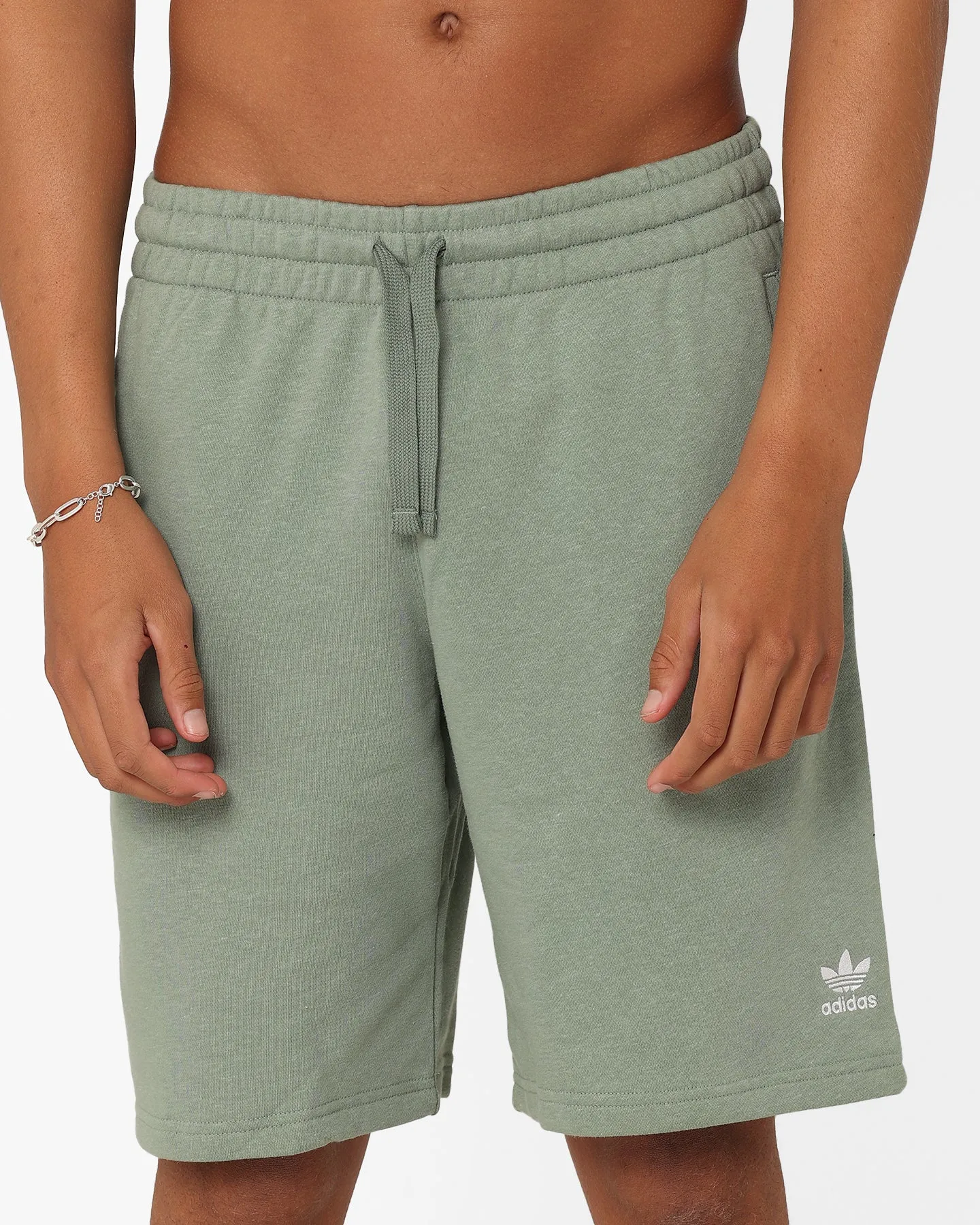 Adidas Essentials  Hemp Shorts Silver Green