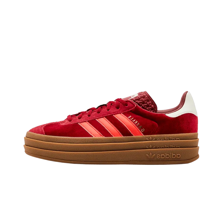 Adidas Gazelle Bold Bright Red Velvet