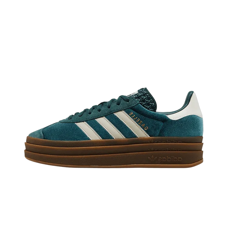 Adidas Gazelle Bold Mineral Green Velvet