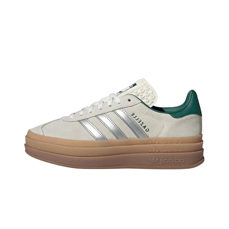 Adidas Gazelle Bold Off White Collegiate Green