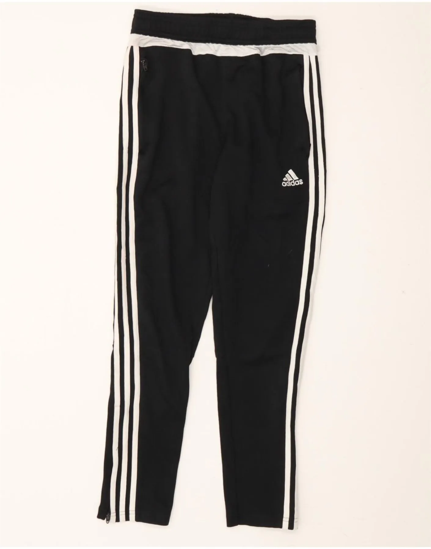 ADIDAS Girls Climacool Tracksuit Trousers 11-12 Years  Black Polyester