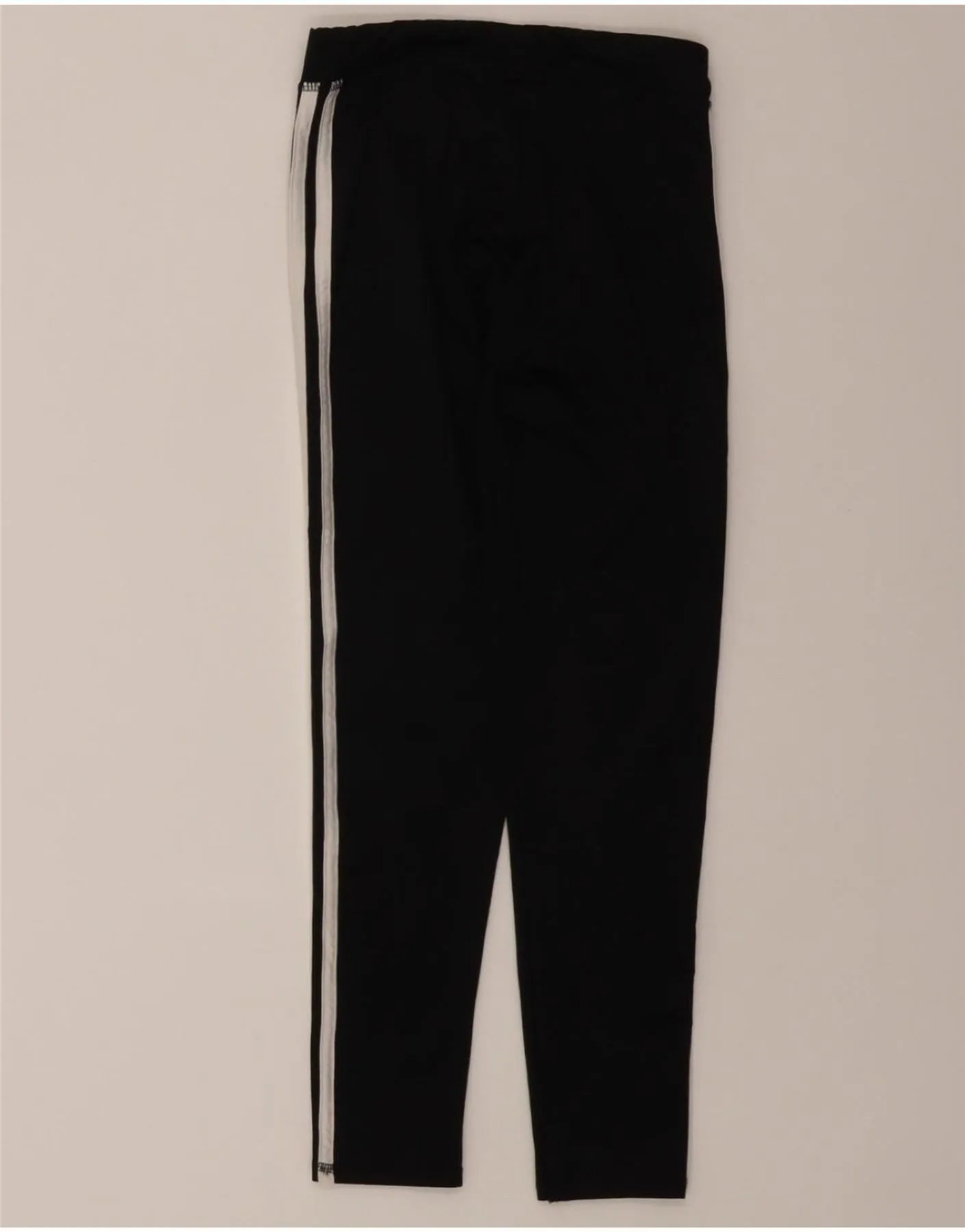 ADIDAS Girls Leggings 13-14 Years Large Black Polyester
