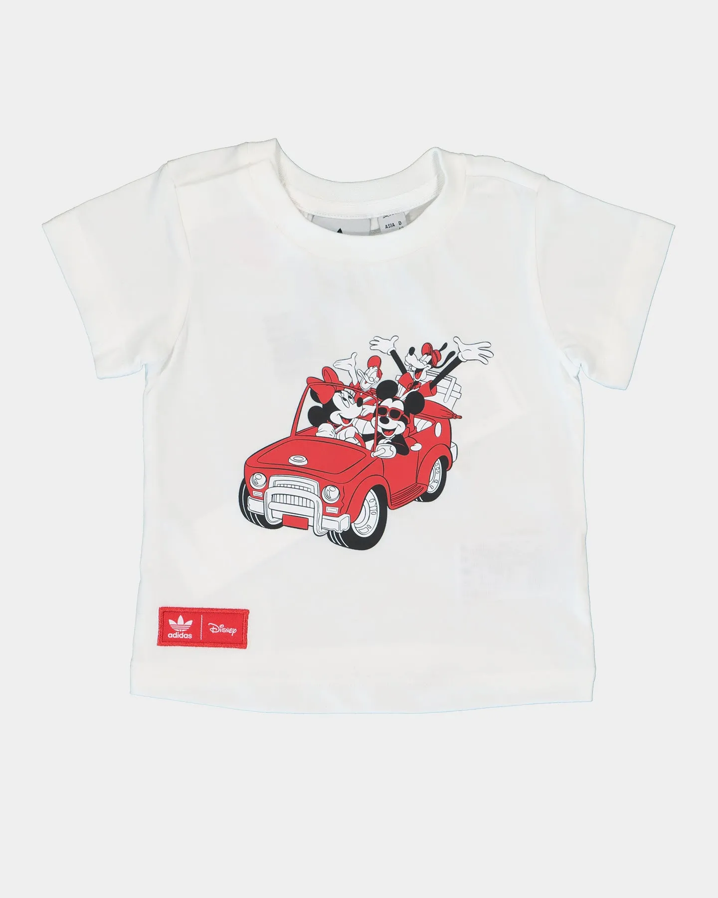 Adidas Kids' Disney Mickey And Friends Shorts T-Shirt Set White