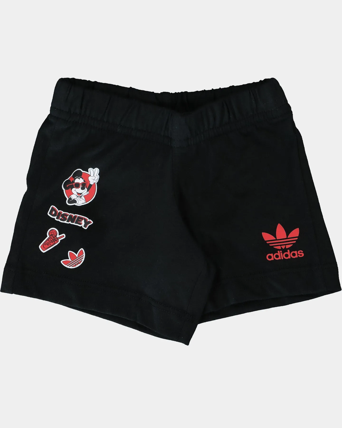 Adidas Kids' Disney Mickey And Friends Shorts T-Shirt Set White