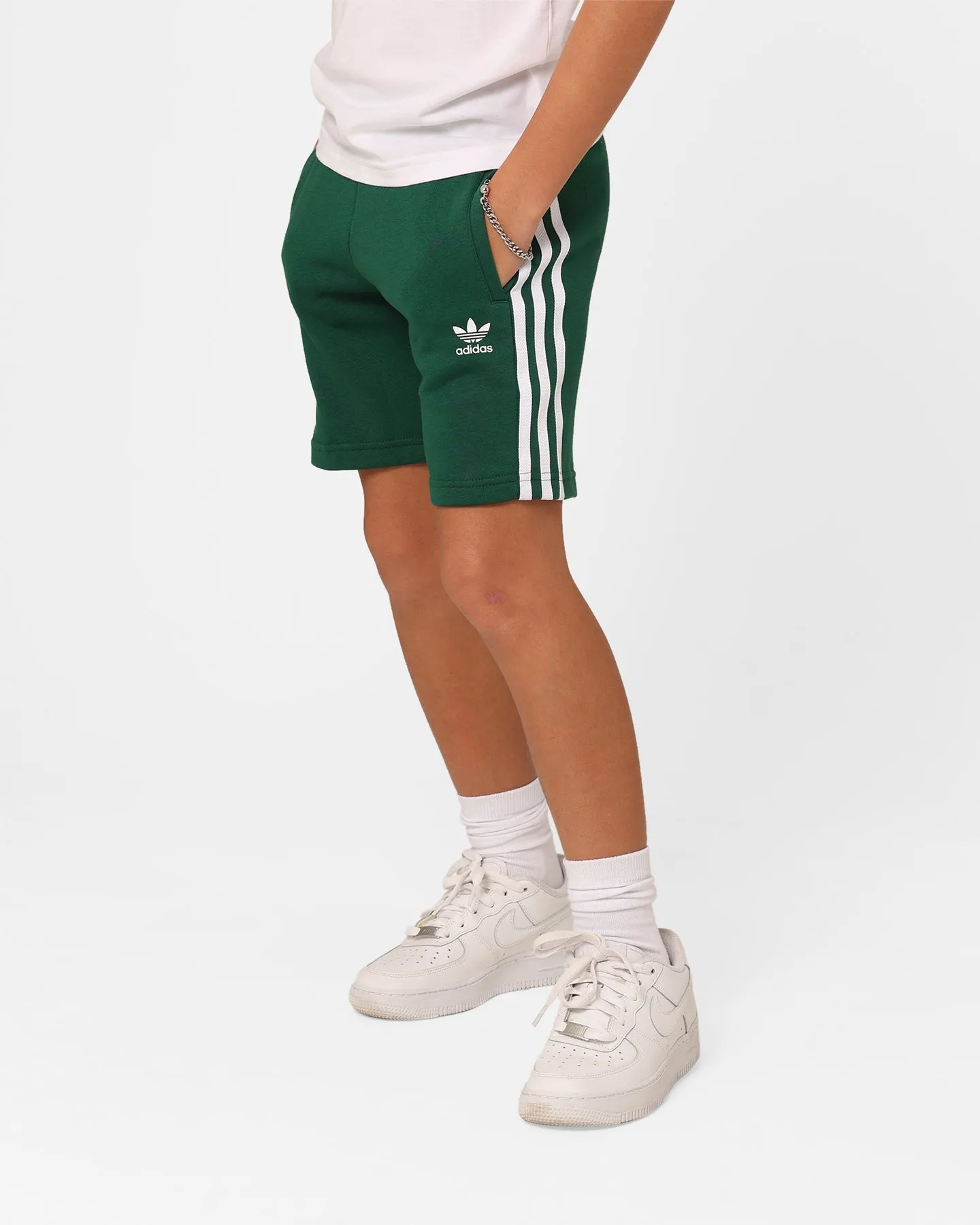 Adidas Kids' Short T-Shirt Set Dark Green