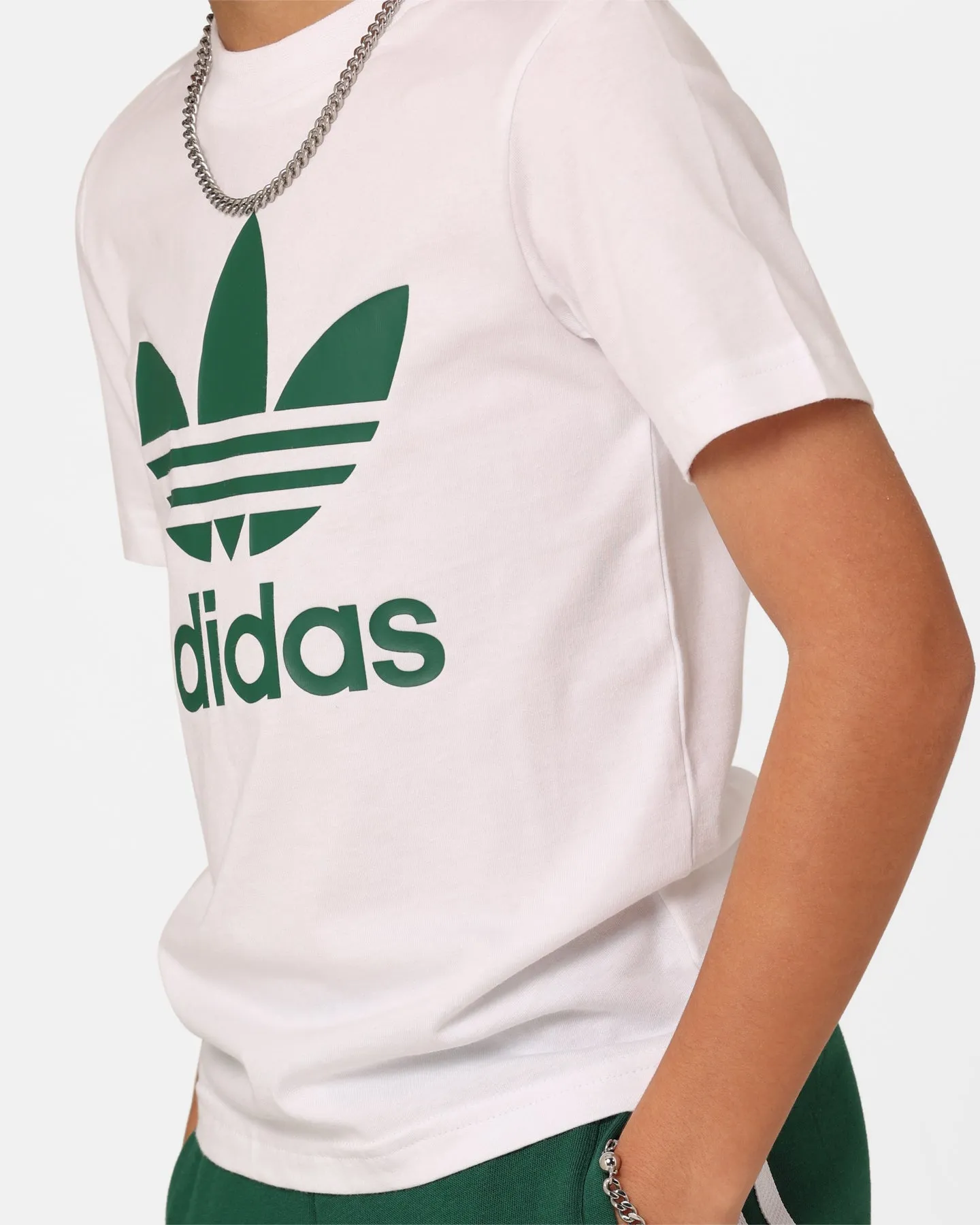 Adidas Kids' Short T-Shirt Set Dark Green