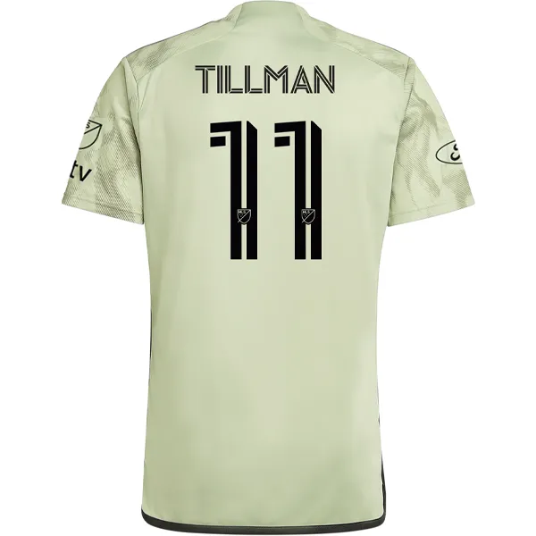 Adidas LAFC Timothy Tillman Away Jersey w/ MLS   Apple TV Patches 24/25 (Magic Lime)