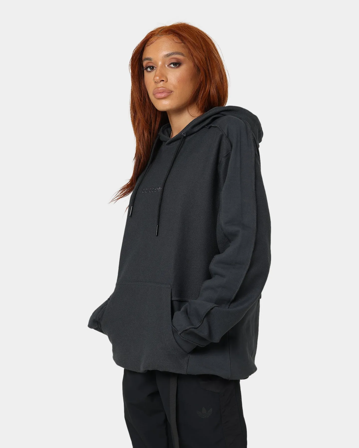 Adidas Loopback Hoodie Carbon