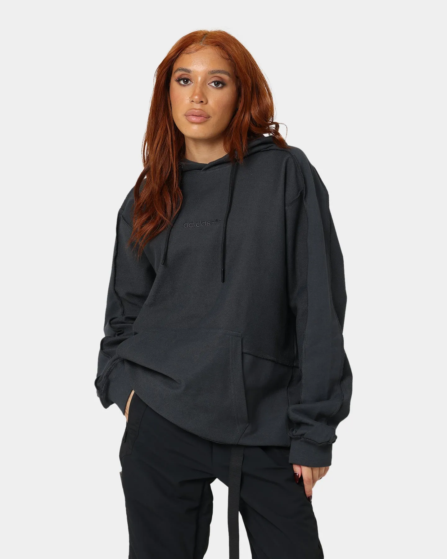 Adidas Loopback Hoodie Carbon
