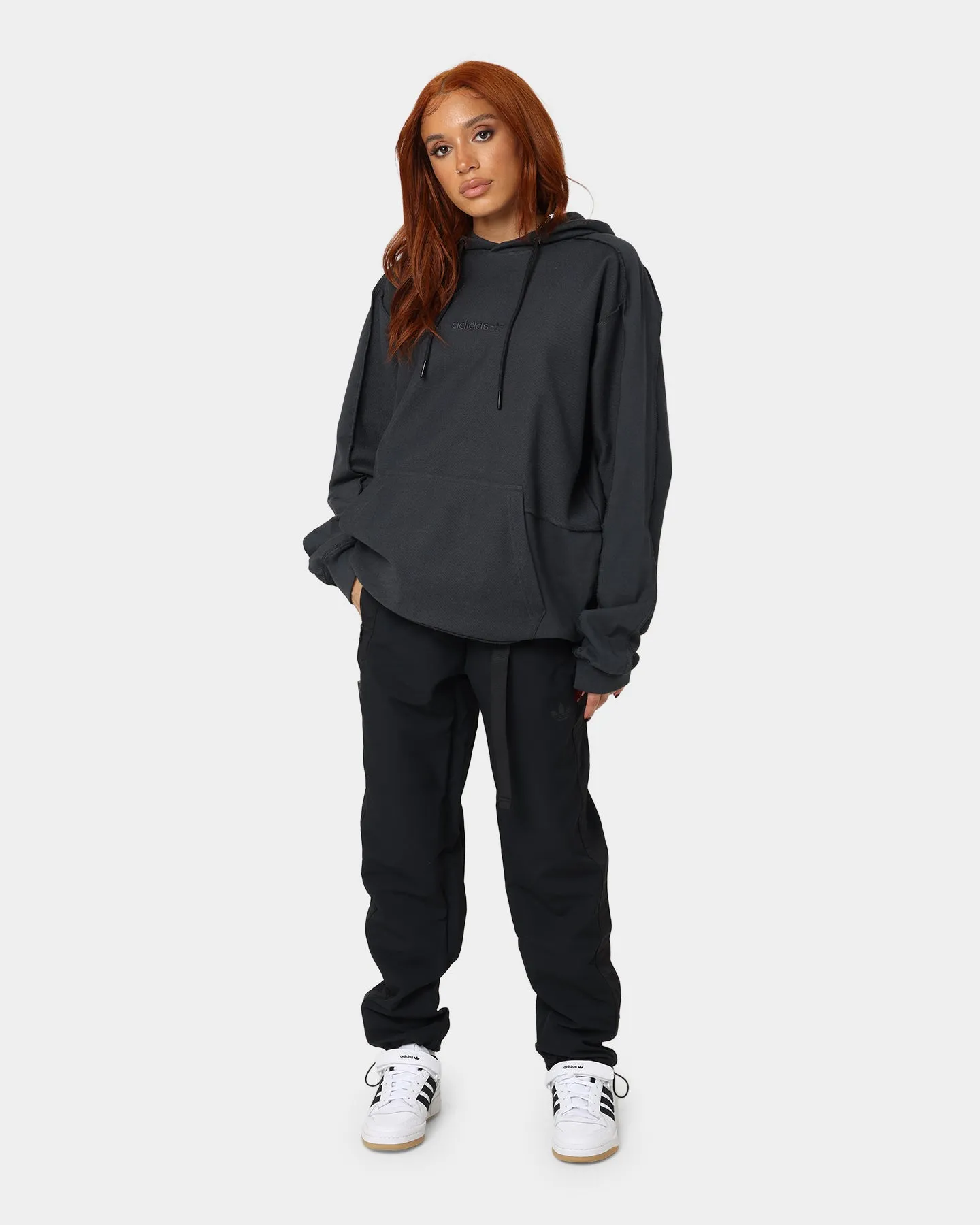 Adidas Loopback Hoodie Carbon