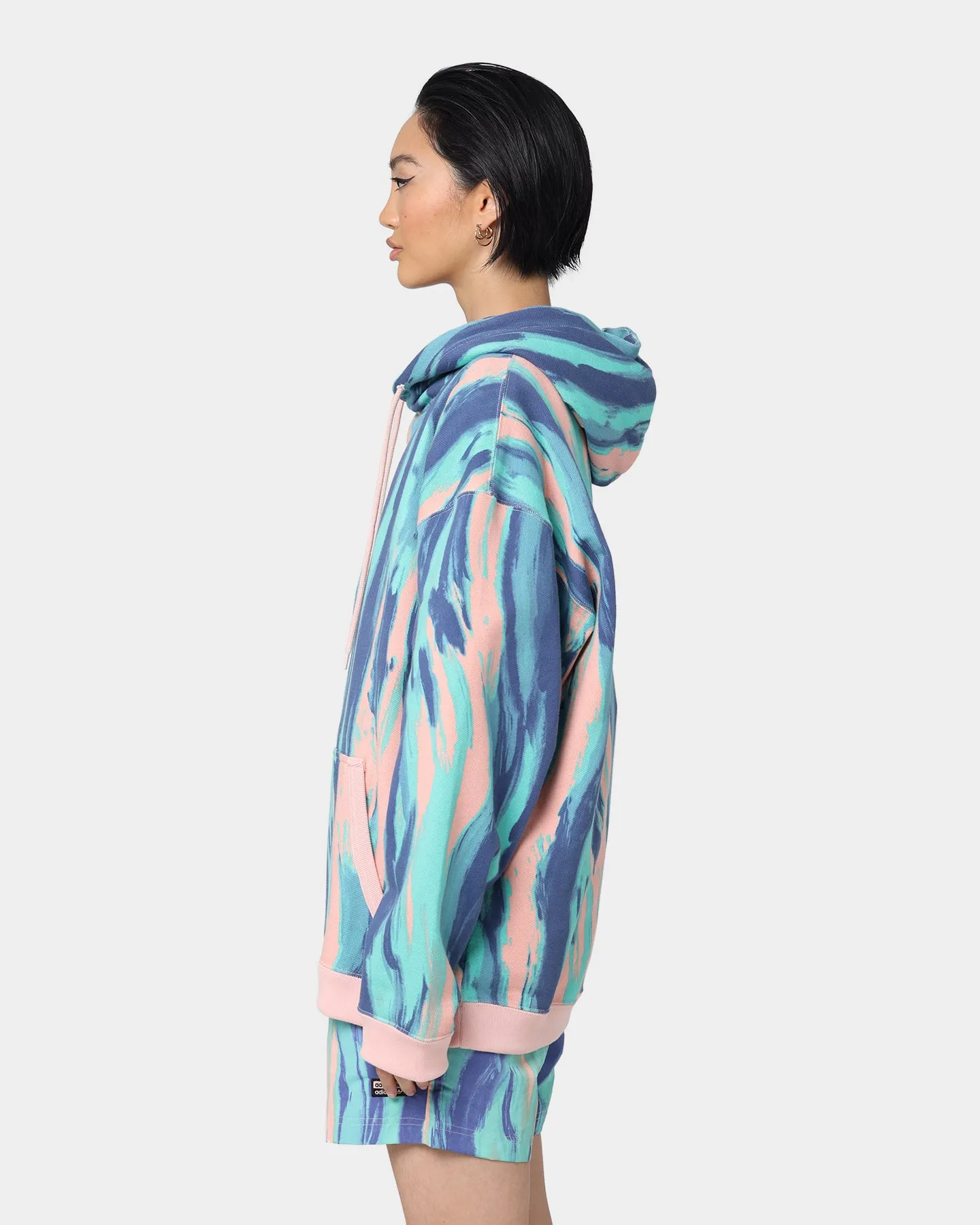 Adidas Marbled Paint Hoodie Vapour Pink/Mul