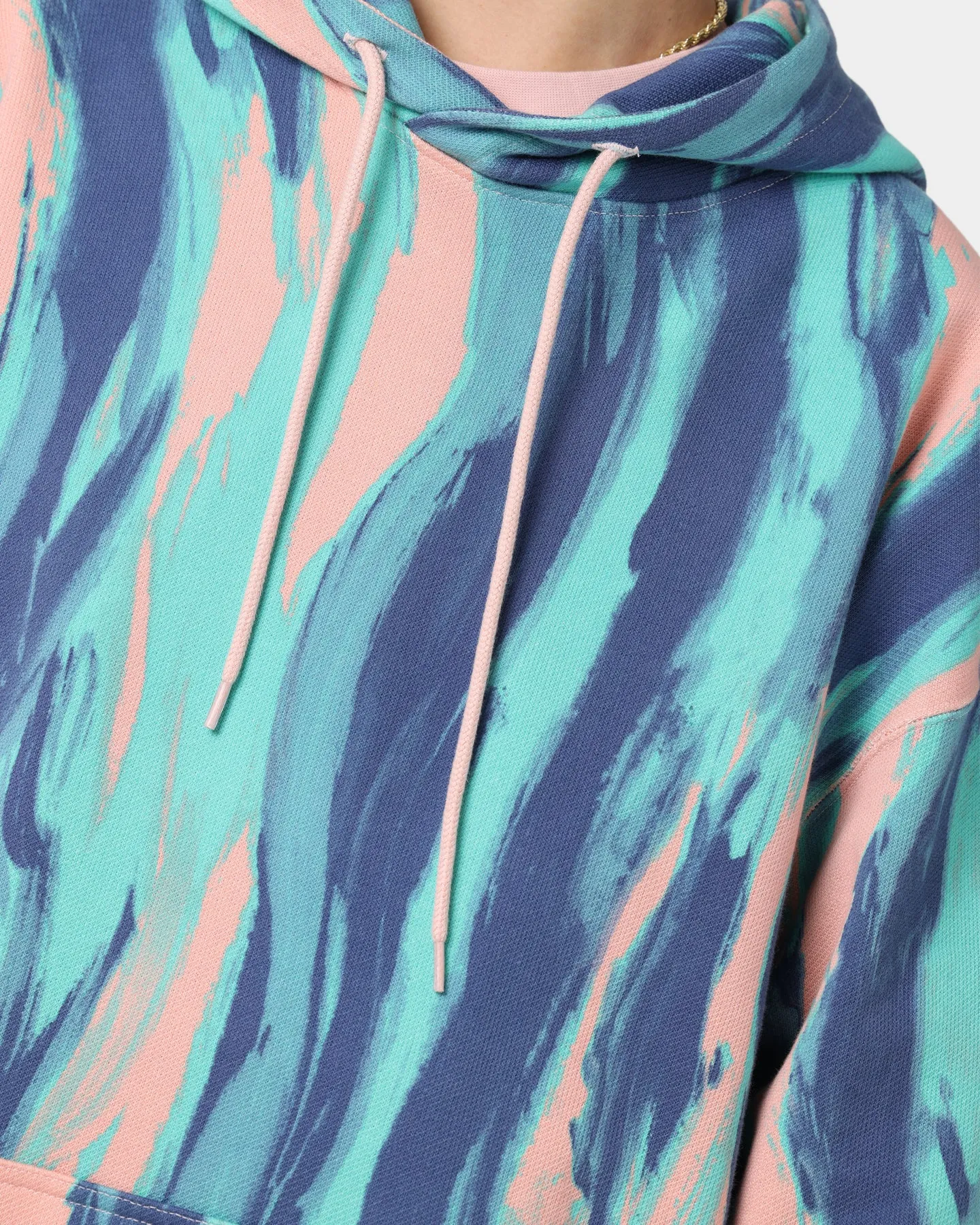 Adidas Marbled Paint Hoodie Vapour Pink/Mul