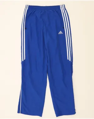 ADIDAS Mens Clima Proof Tracksuit Trousers Medium Blue Polyester