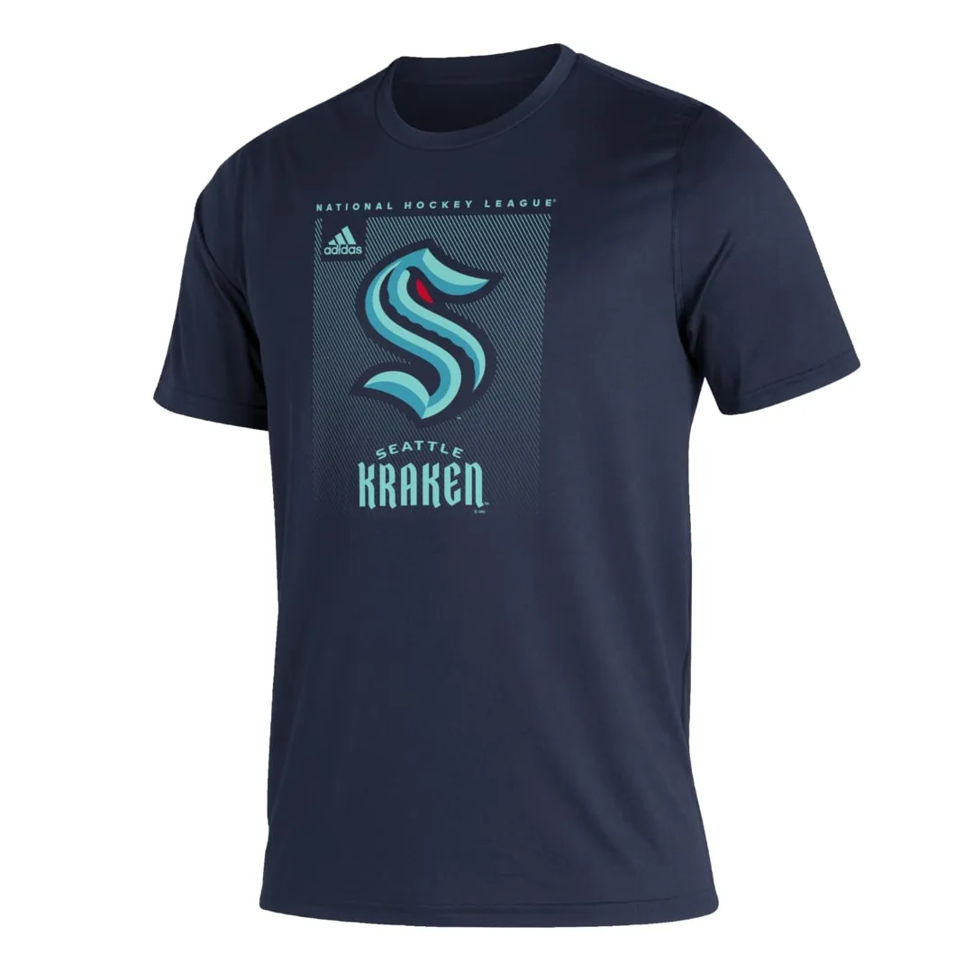 adidas Men's NHL Seattle Kraken Big Box T-Shirt