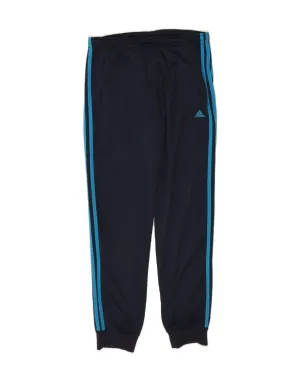 ADIDAS Mens Tracksuit Trousers Joggers Large  Navy Blue Polyester