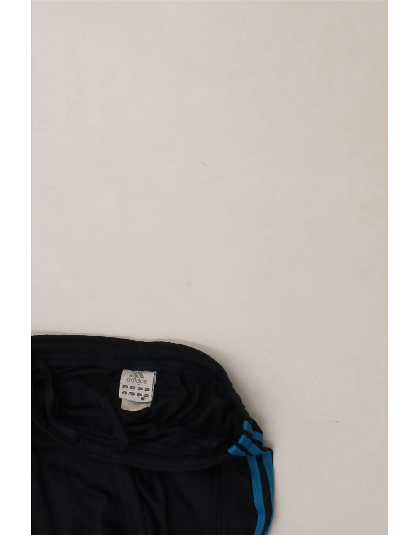 ADIDAS Mens Tracksuit Trousers Joggers Large  Navy Blue Polyester
