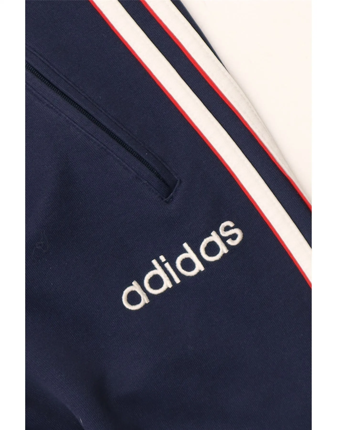 ADIDAS Mens Tracksuit Trousers Joggers XL  Navy Blue Cotton