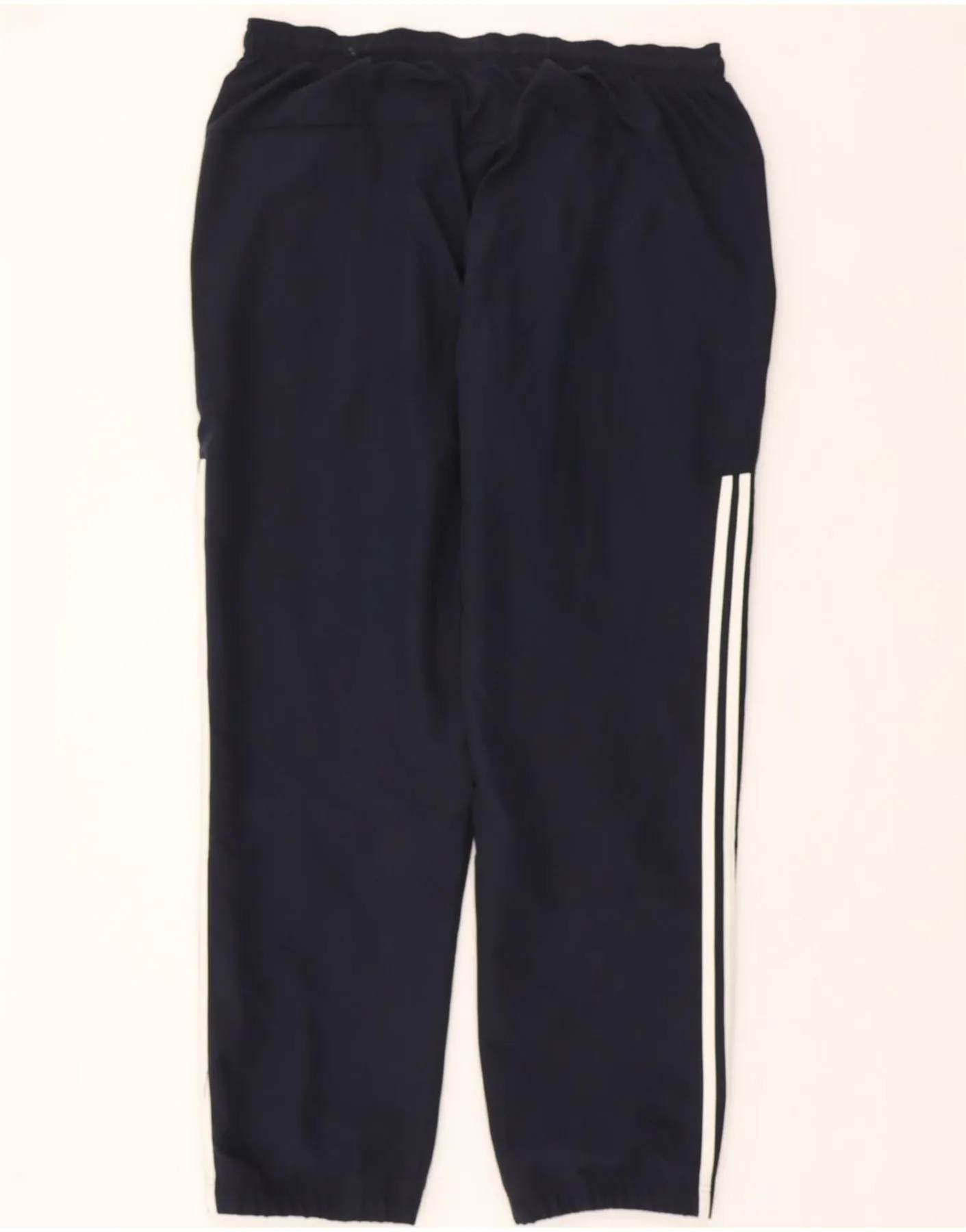 ADIDAS Mens Tracksuit Trousers Joggers XL  Navy Blue Polyester