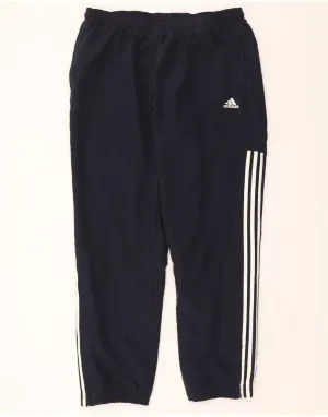 ADIDAS Mens Tracksuit Trousers Joggers XL  Navy Blue Polyester