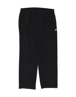 ADIDAS Mens Tracksuit Trousers Large Black Cotton