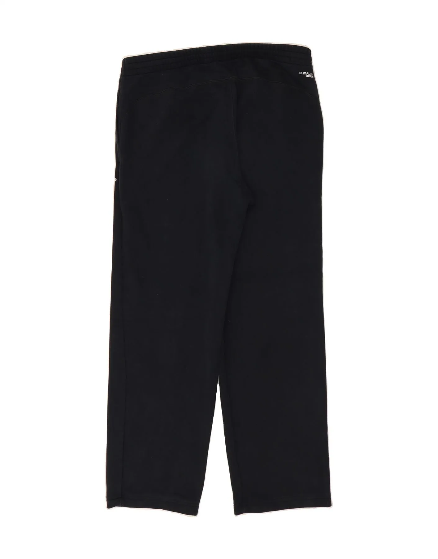 ADIDAS Mens Tracksuit Trousers Large Black Cotton