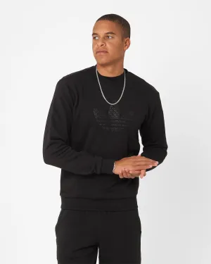 Adidas Monogram Crewneck Black