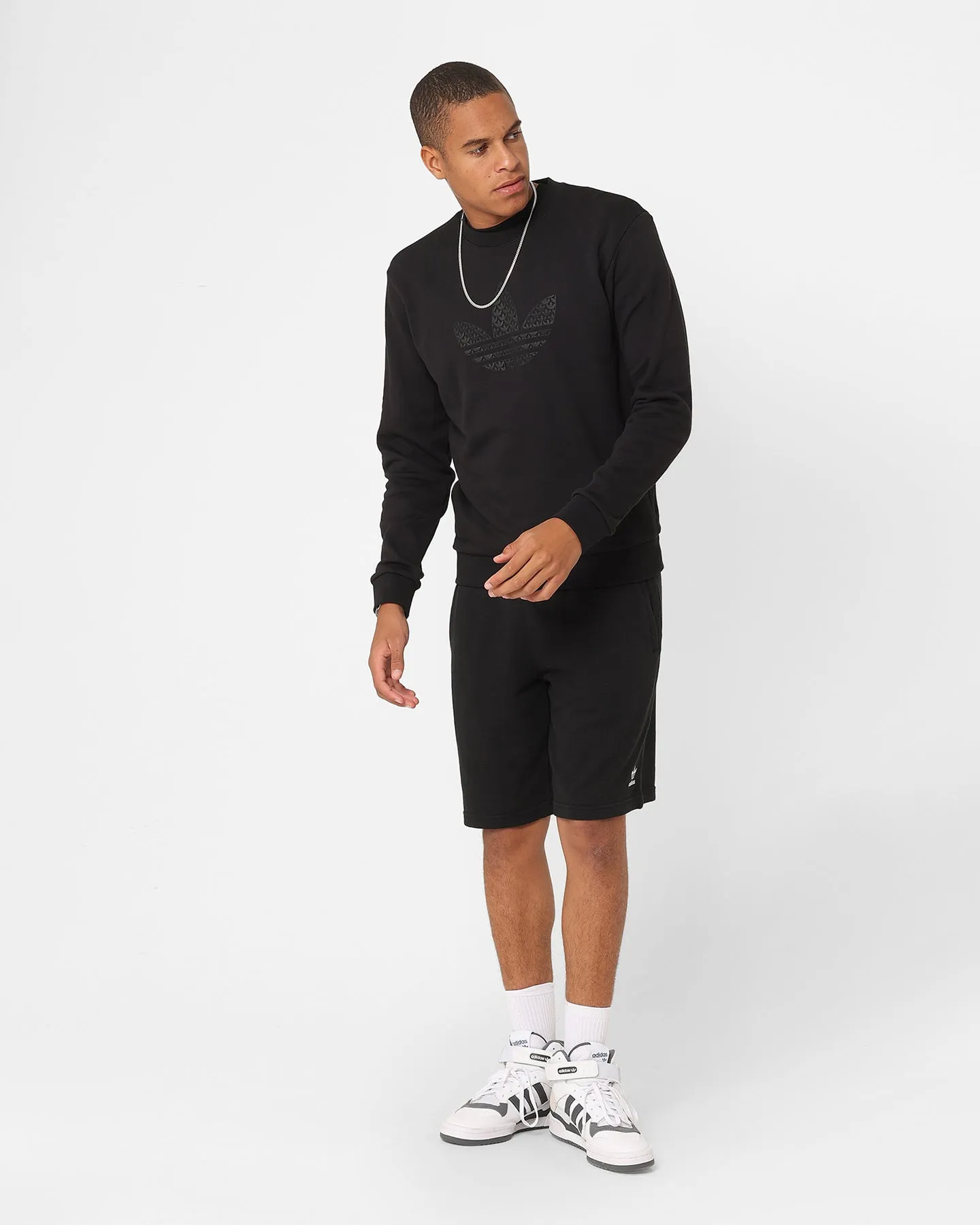 Adidas Monogram Crewneck Black