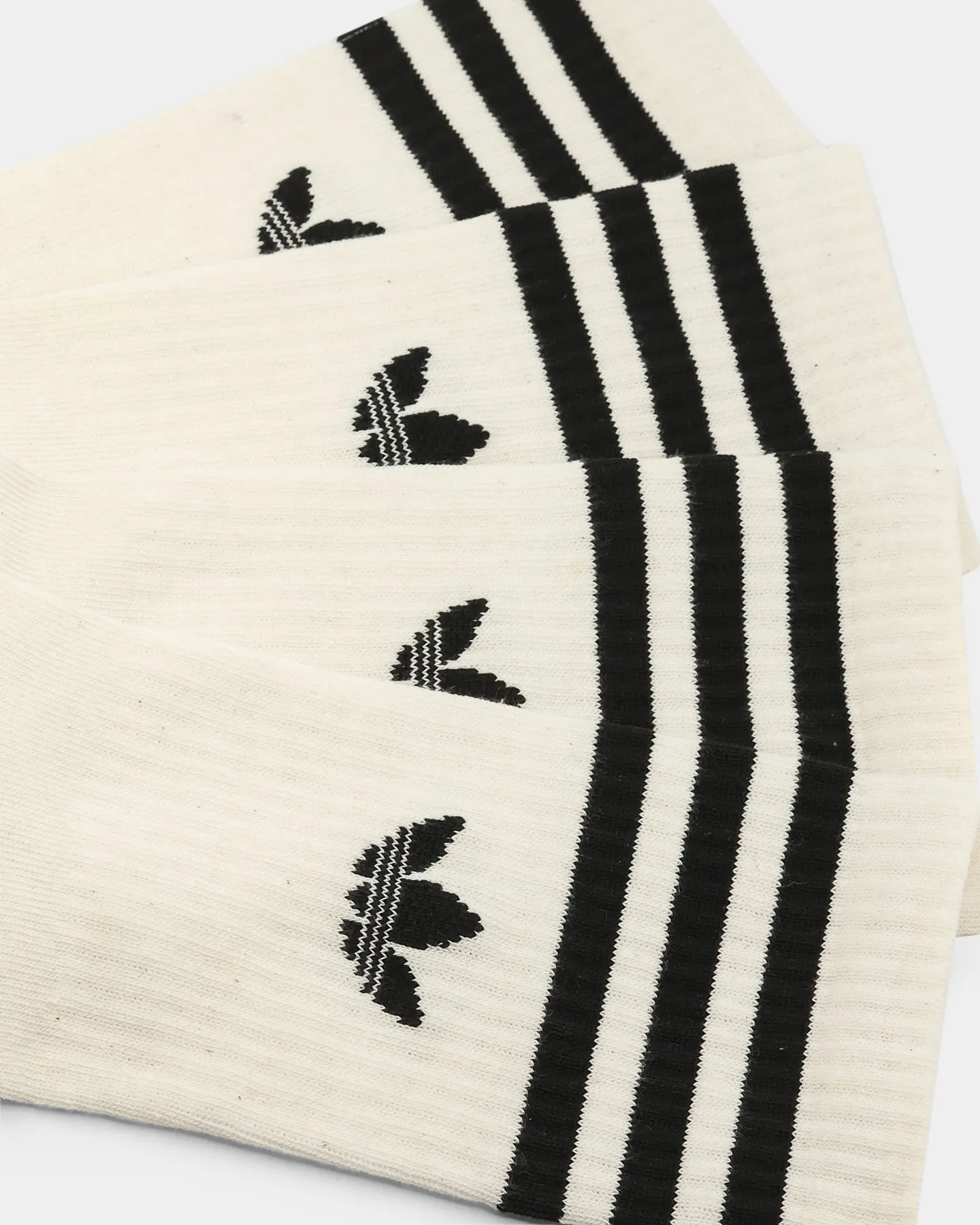 Adidas No-Dye Cuff Crew Socks 2 Pairs Non Dyed
