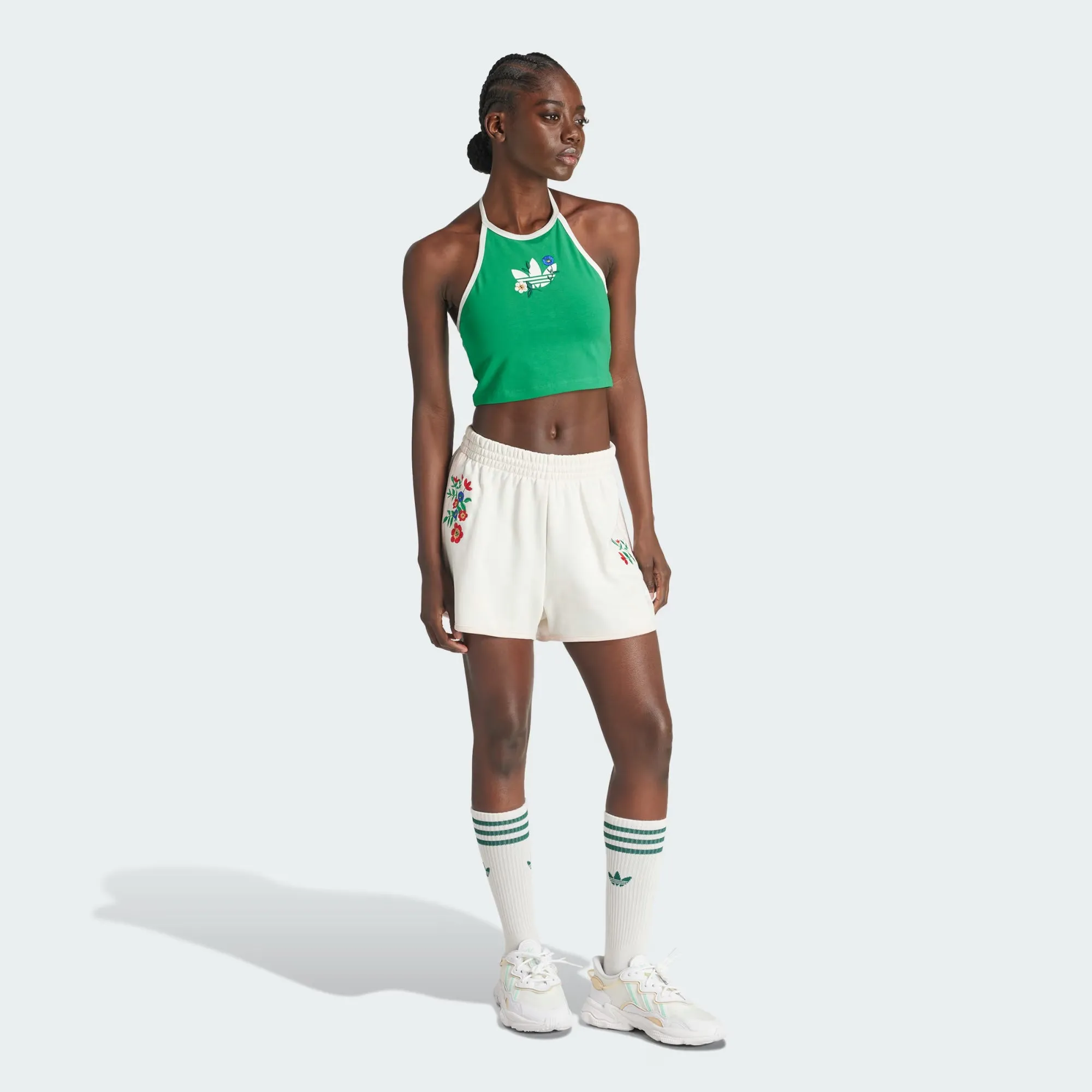Adidas Originals | FASHION GRAPHICS FLORAL SHORTS  { CLOUD WHITE