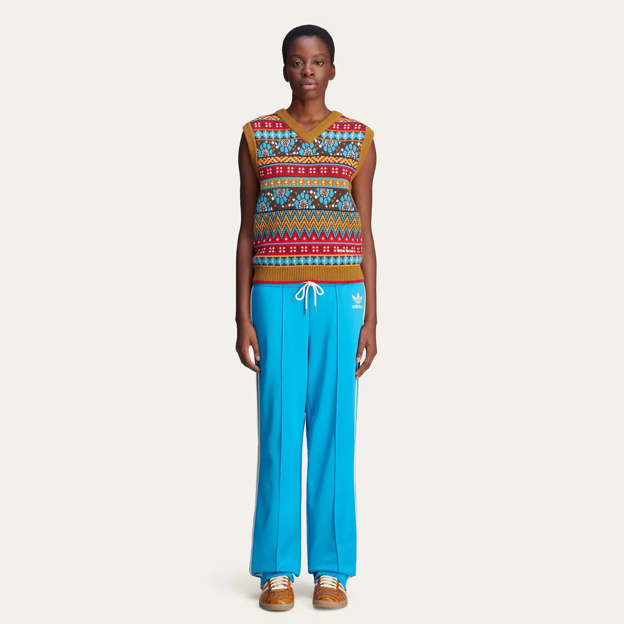 ADIDAS ORIGINALS | WALES BONNER TRACK PANTS { SHOCK CYAN