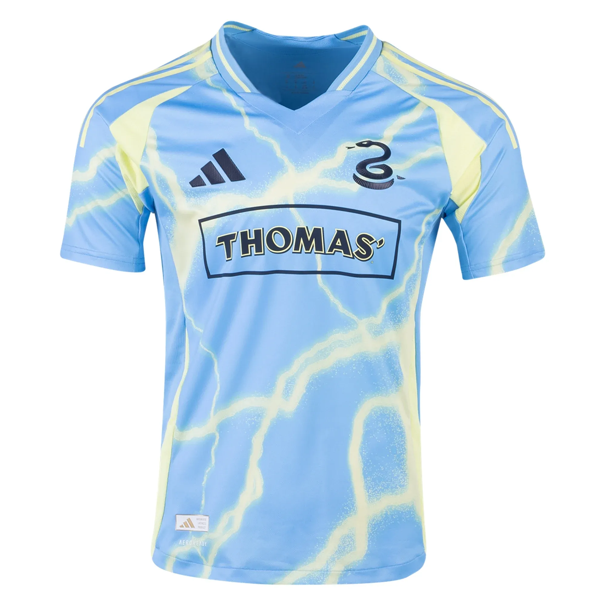 adidas Philadelphia Union Authentic Away Jersey 25/26 (Blue/Yellow)