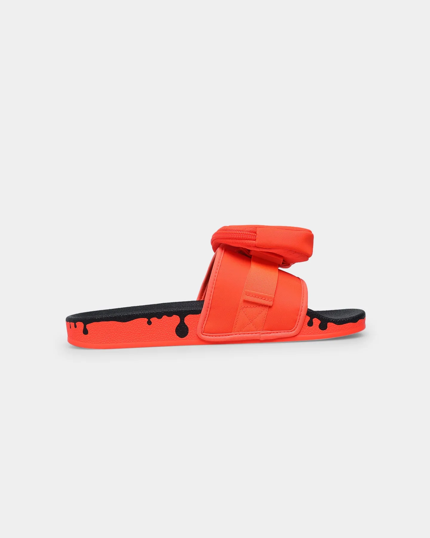 Adidas Pouchylette Slides Solar Red/Core Black