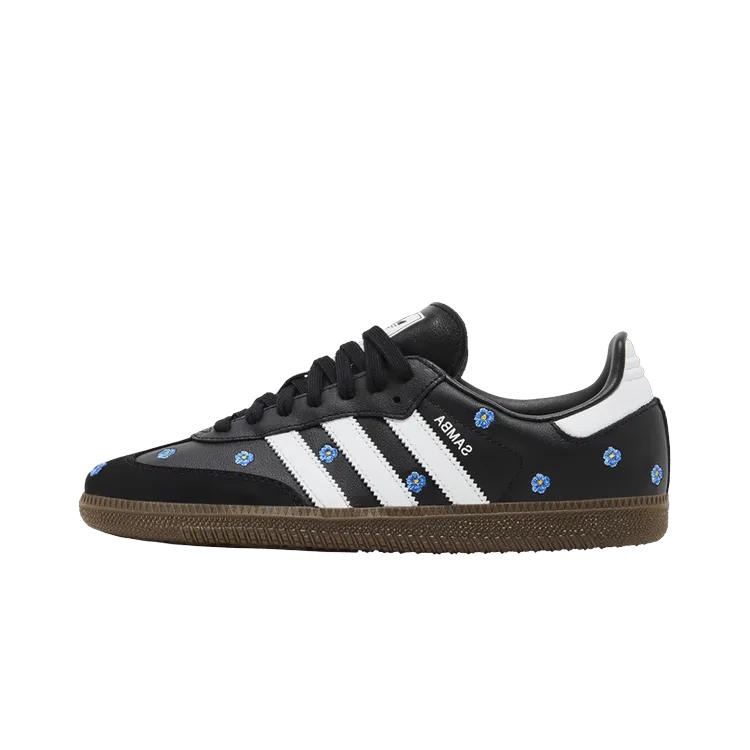 Adidas Samba Light Blue Floral Core Black