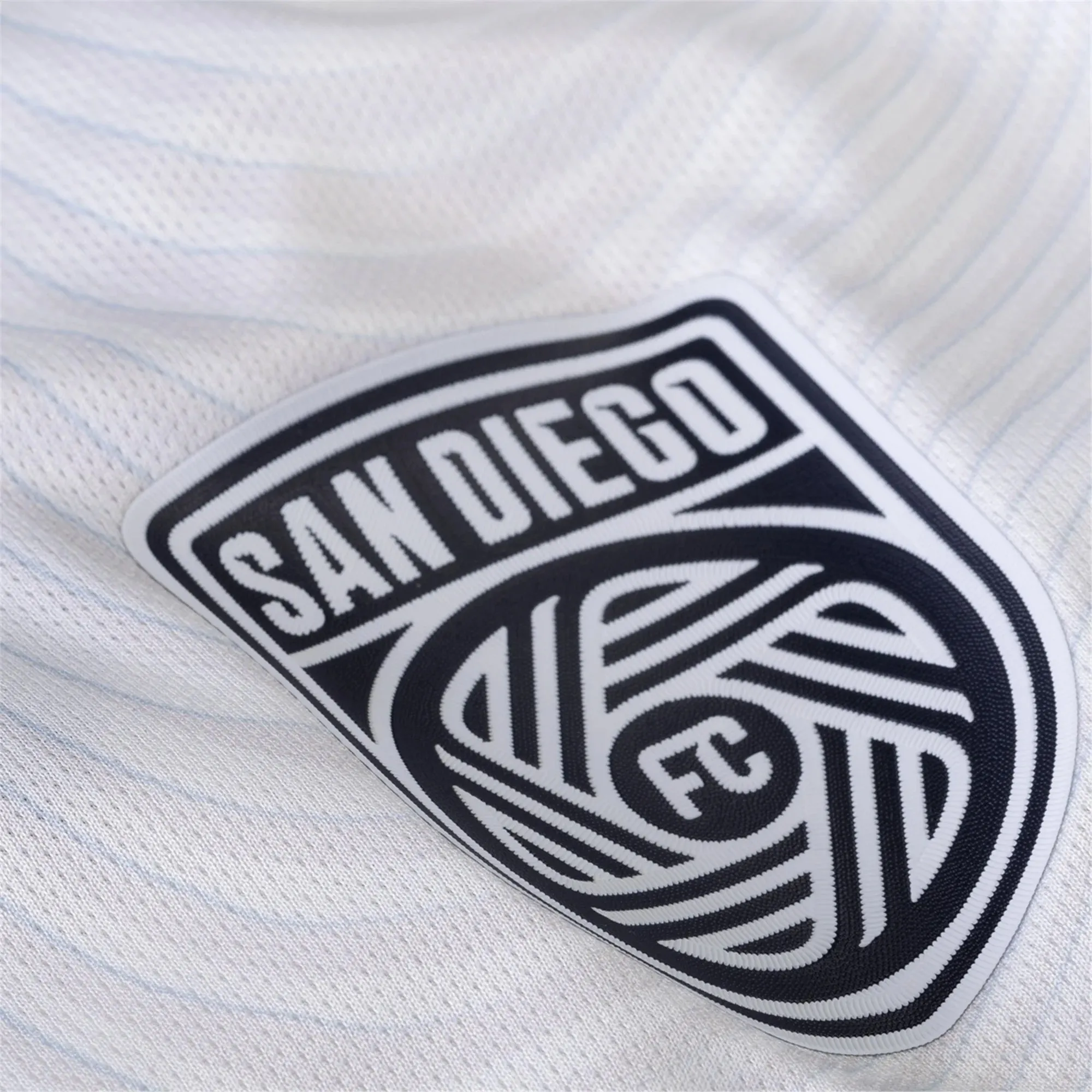 adidas San Diego FC Authentic Away Jersey 25/26 w/ MLS & Apple Patch (White)