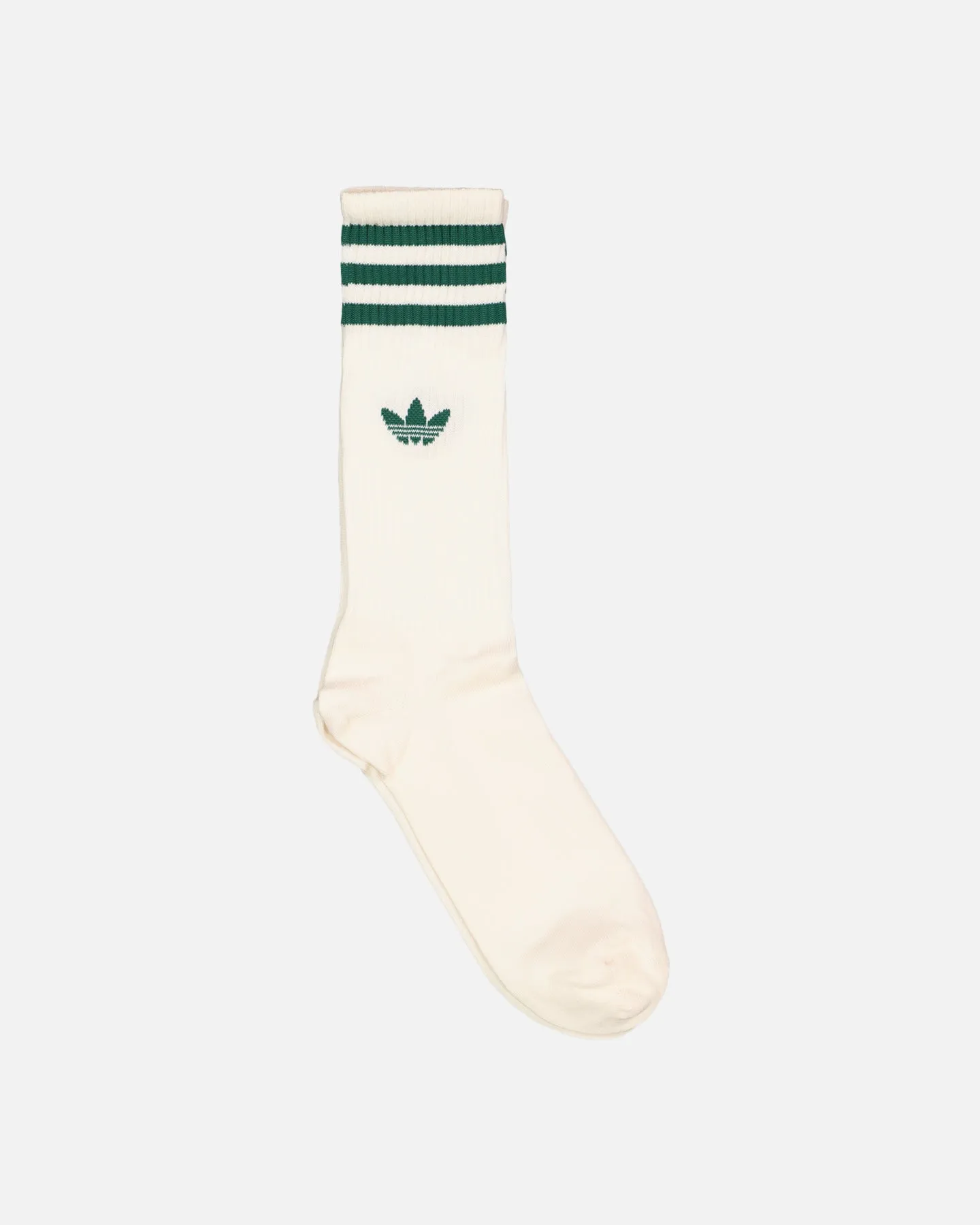 Adidas Solid Crew Socks 3 Pack White/Shadow Brown/Wonder White