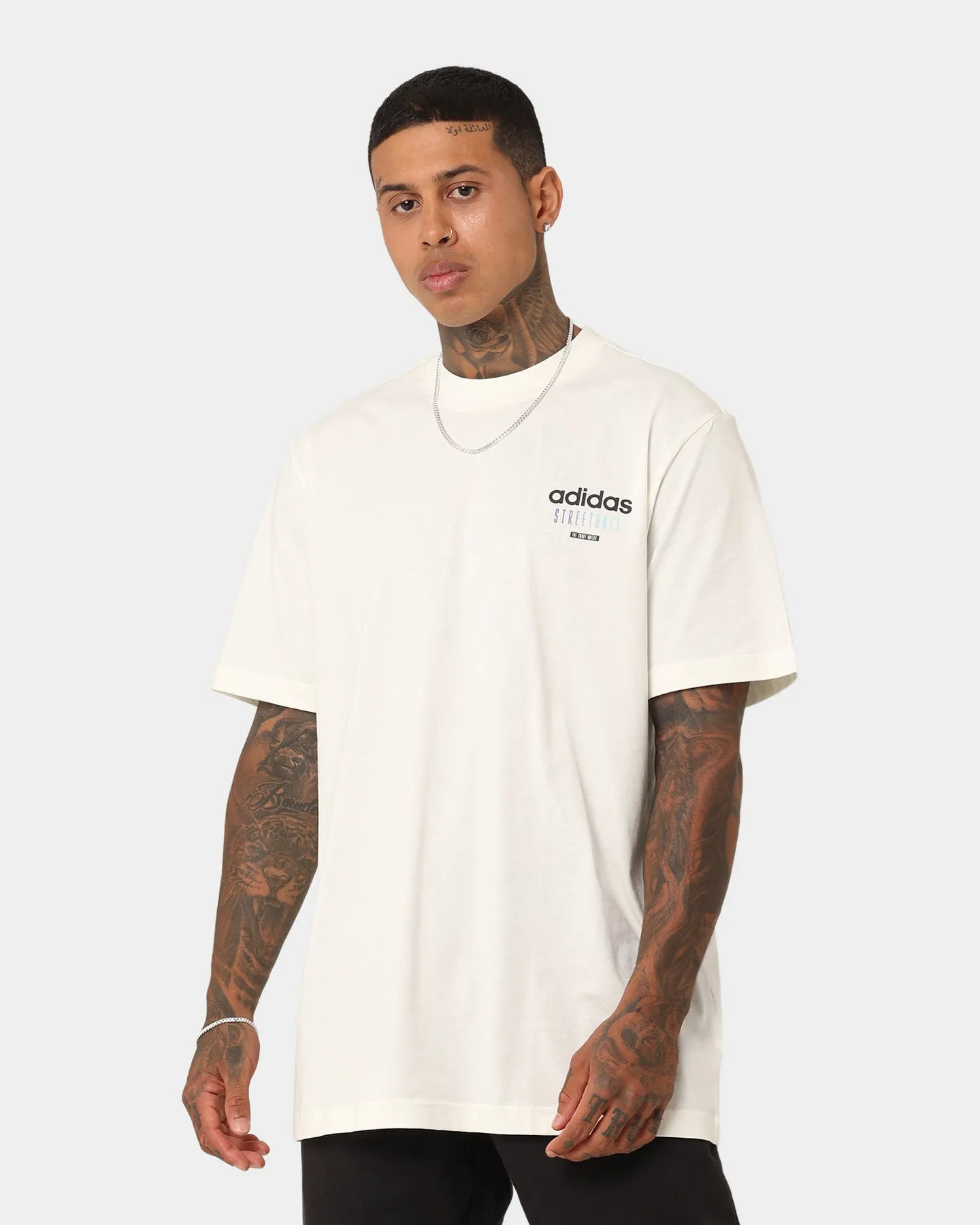 Adidas Streetball Graphics T-Shirt Off White