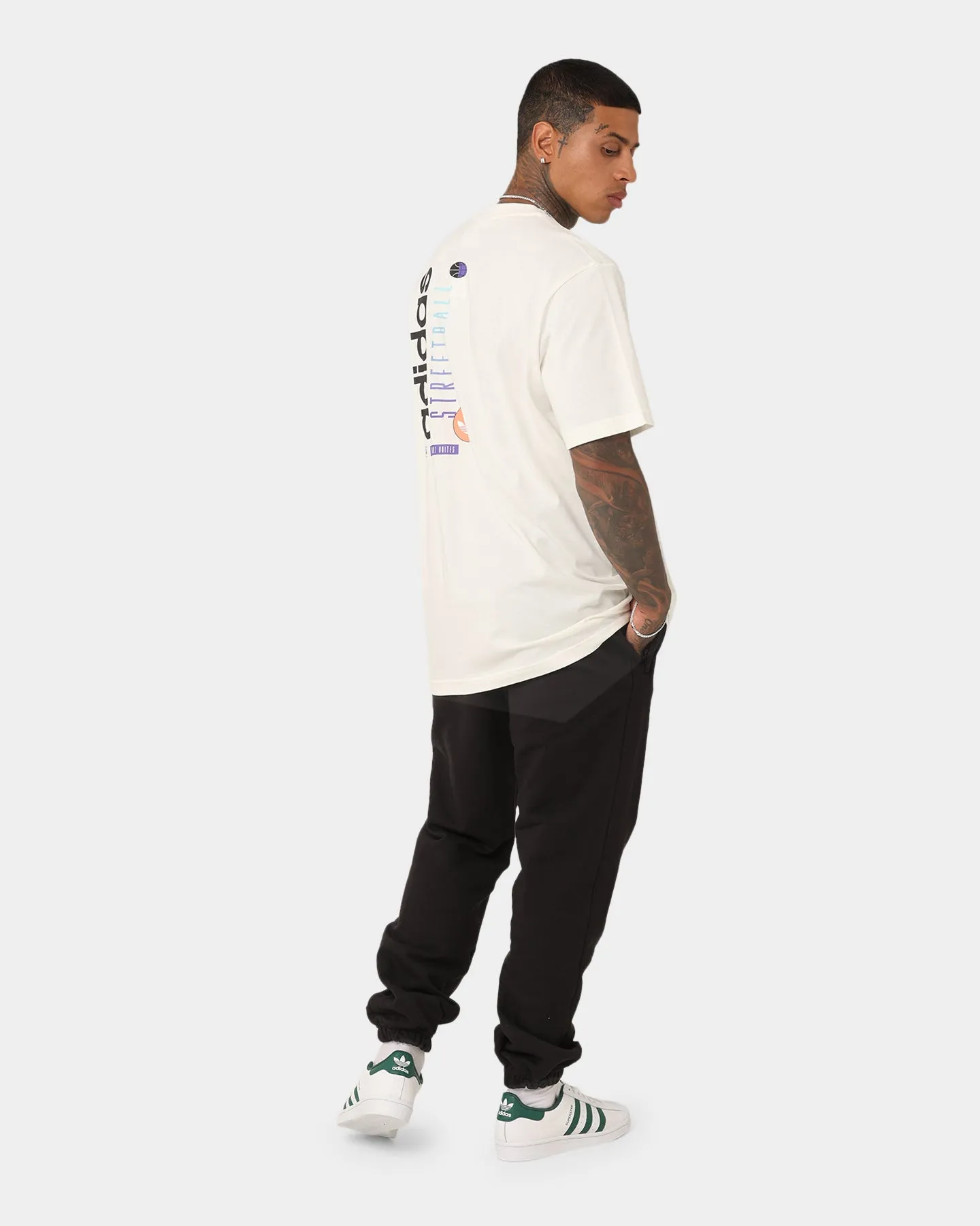 Adidas Streetball Graphics T-Shirt Off White