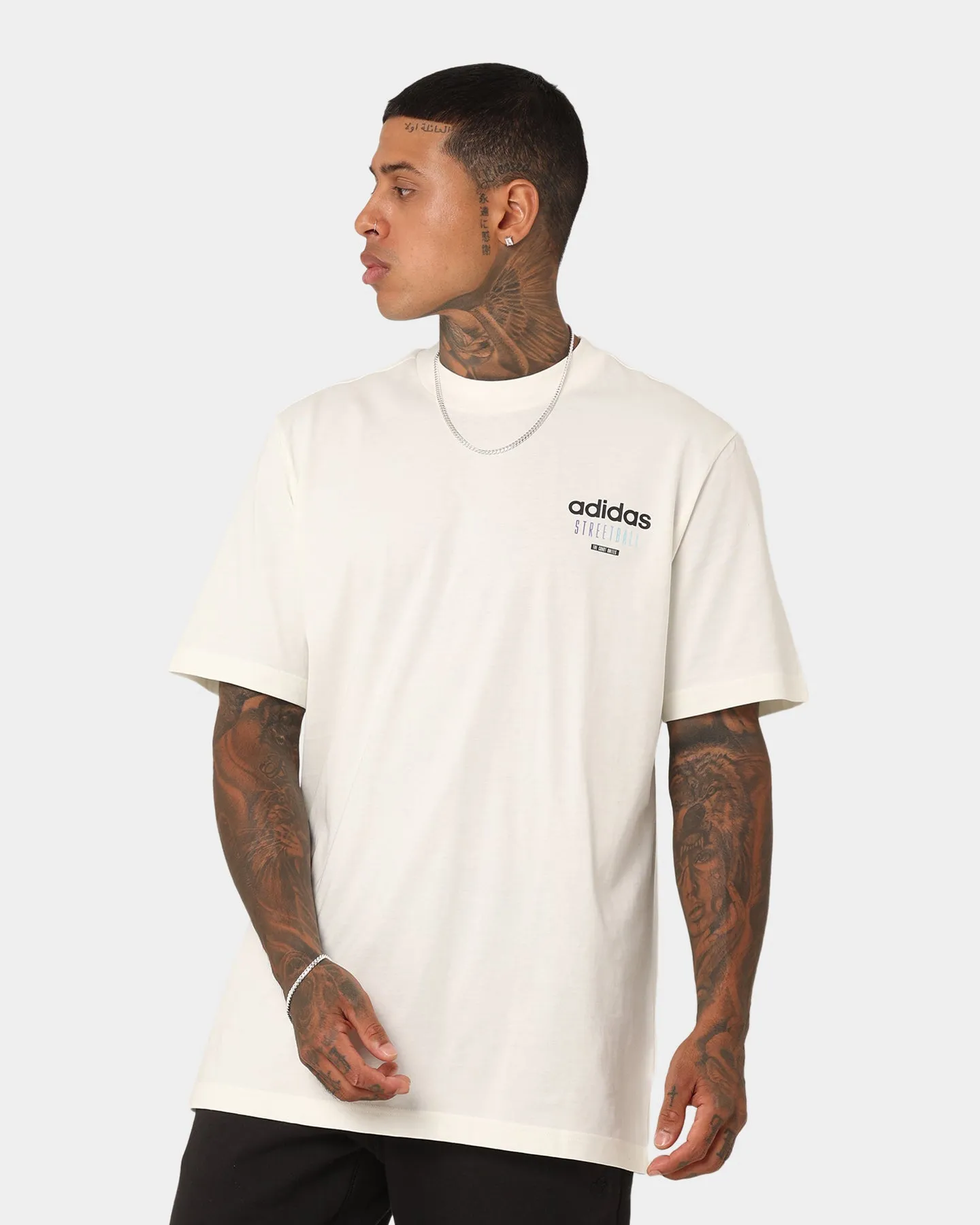 Adidas Streetball Graphics T-Shirt Off White