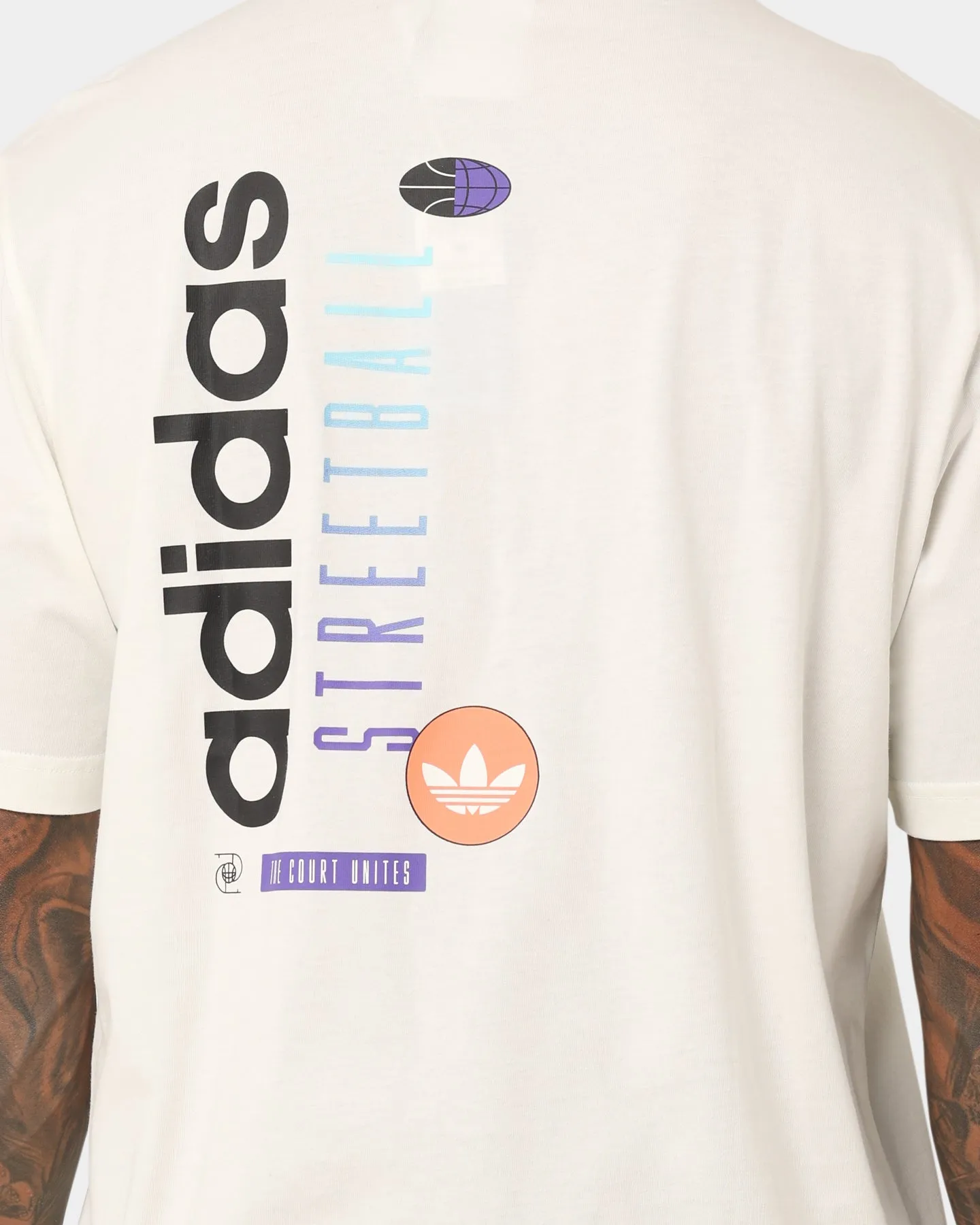 Adidas Streetball Graphics T-Shirt Off White