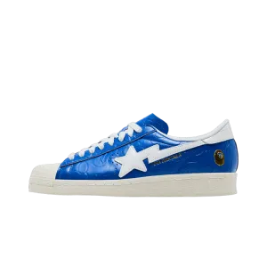 Adidas Superstar Vintage Bape Blue White