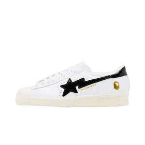 Adidas Superstar Vintage Bape White Black