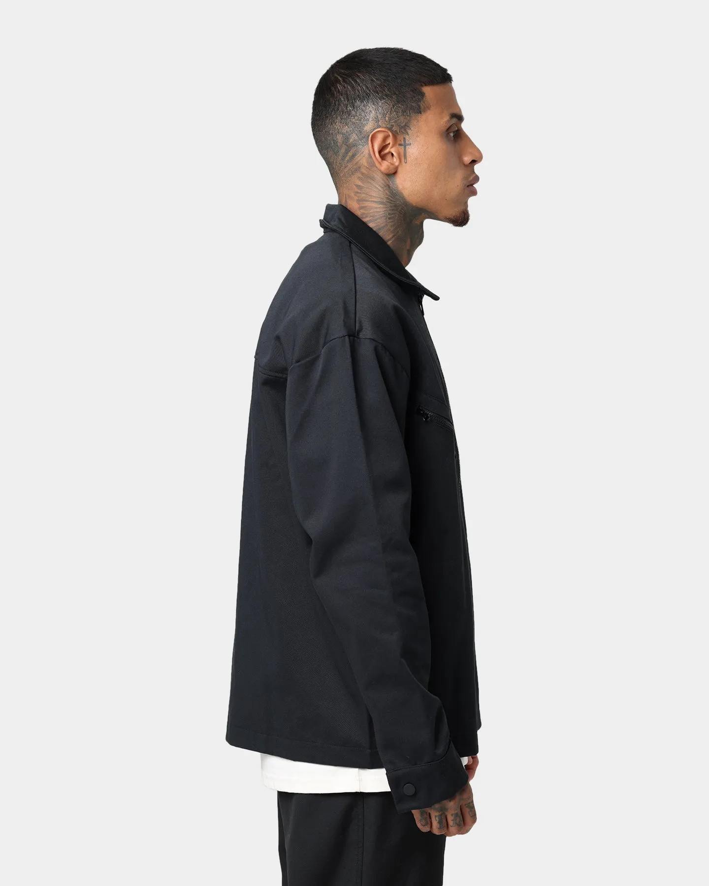 Adidas Trefoil Twill Blouson Jacket Black
