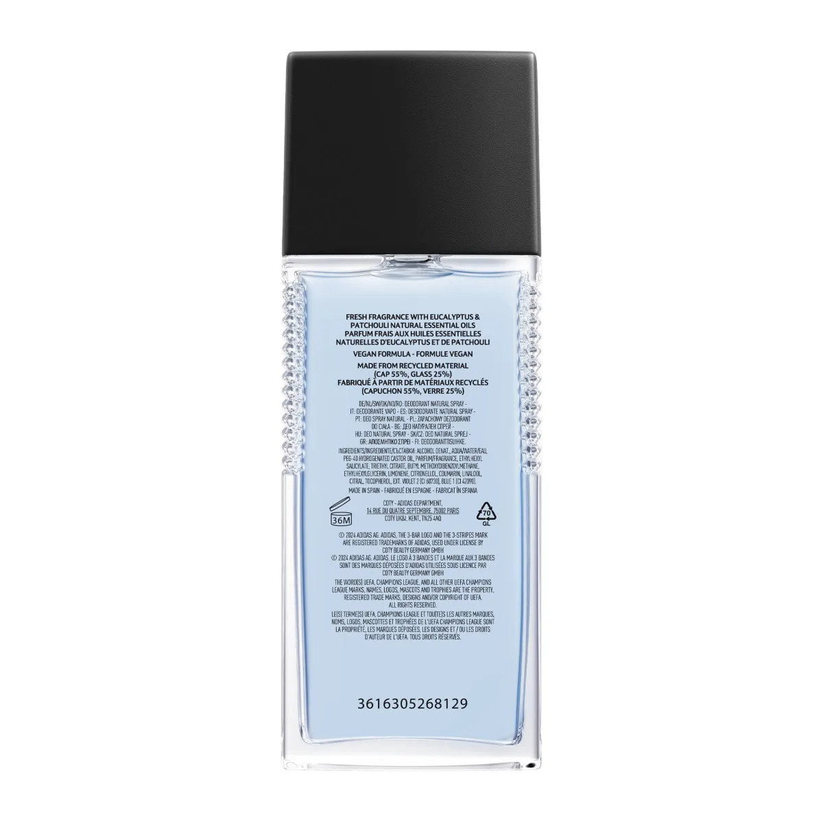 Adidas UEFA No. 11 deodorant natural spray